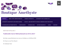 Tablet Screenshot of amethyste.ch